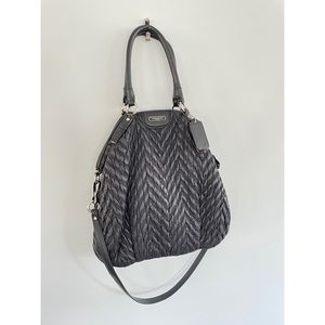 Coach nylon quilted bag